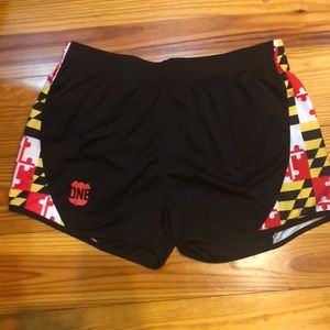 Route One Apparel Maryland Flag Running Shorts